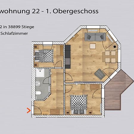Auszeit-Im-Harz Haus 5 Wohnung 22 Stiege Exterior photo
